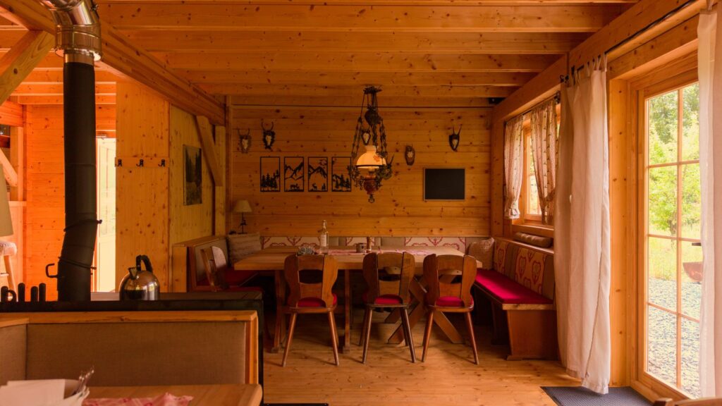 Details der Almhütte