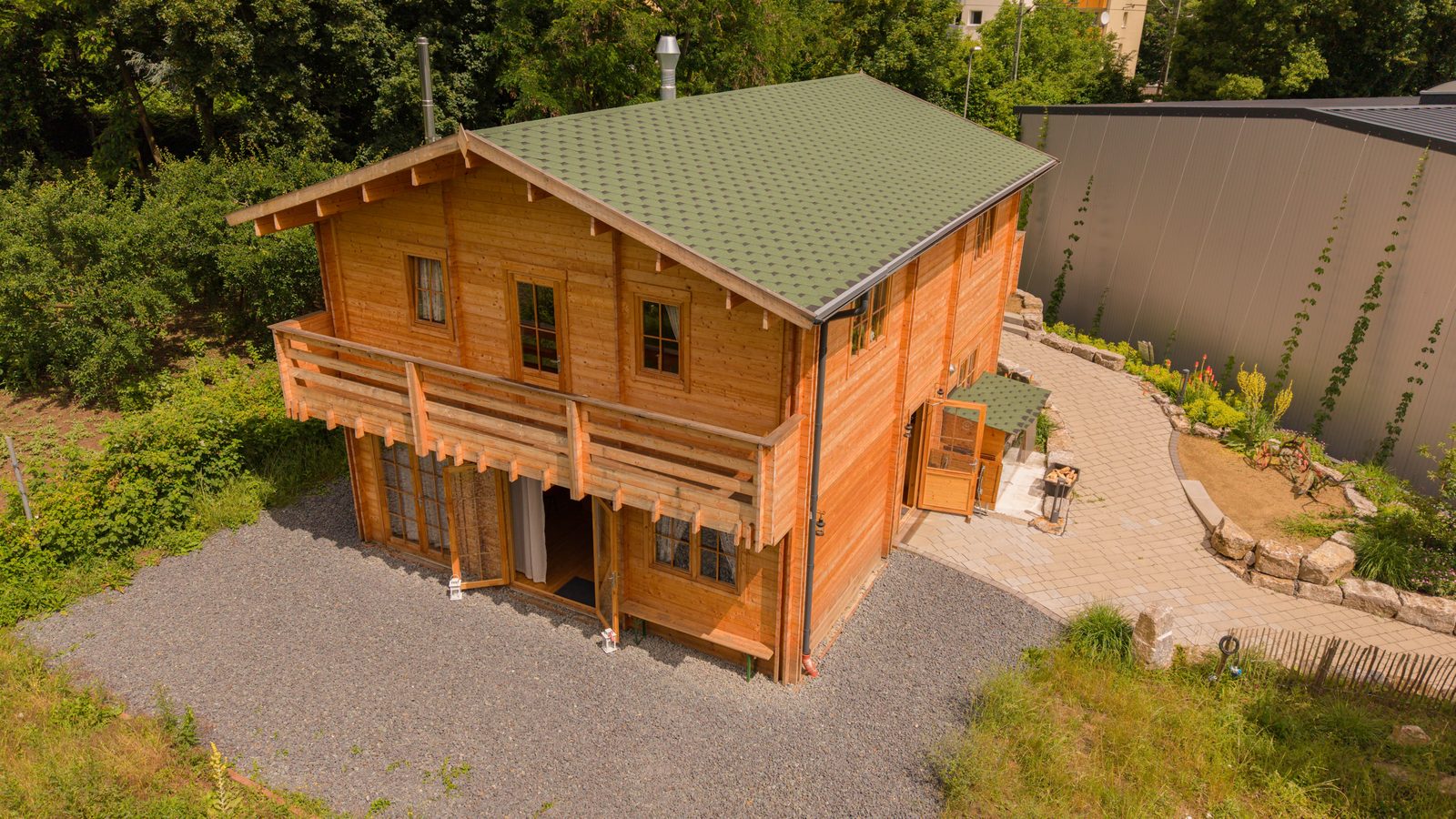 Innenansicht der Almhütte auf dem Lindenhof Kriftel